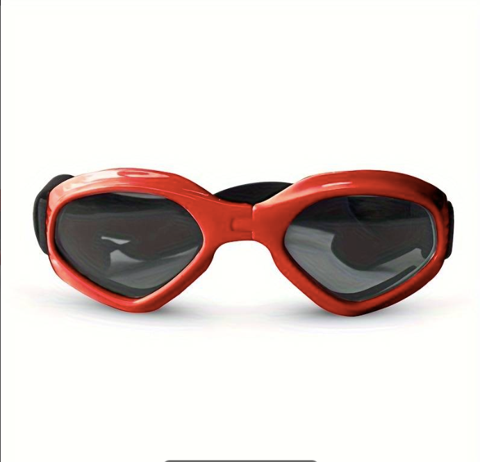 Red dog sunglasses